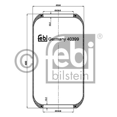 AIR BELLOW ECHANGEABLE WITH 6622 N